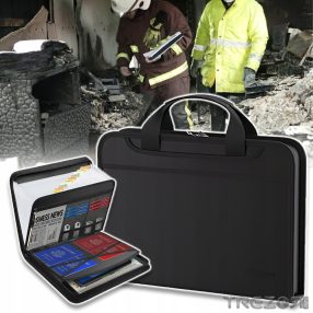   Hőálló irattároló biztonsági táska iratrendező rekesszel