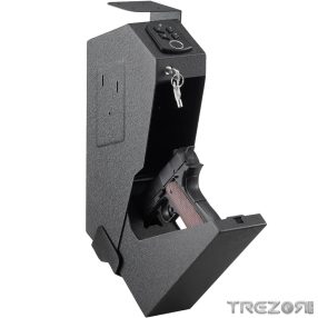 Pisztolytároló széf ujjlenyomat-olvasós zárral